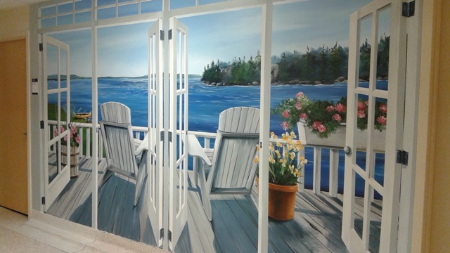 Murals inside hospital transform patient experience