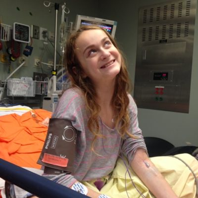 Hannah Diamond benefitted from the point-of-care ultrasound.
