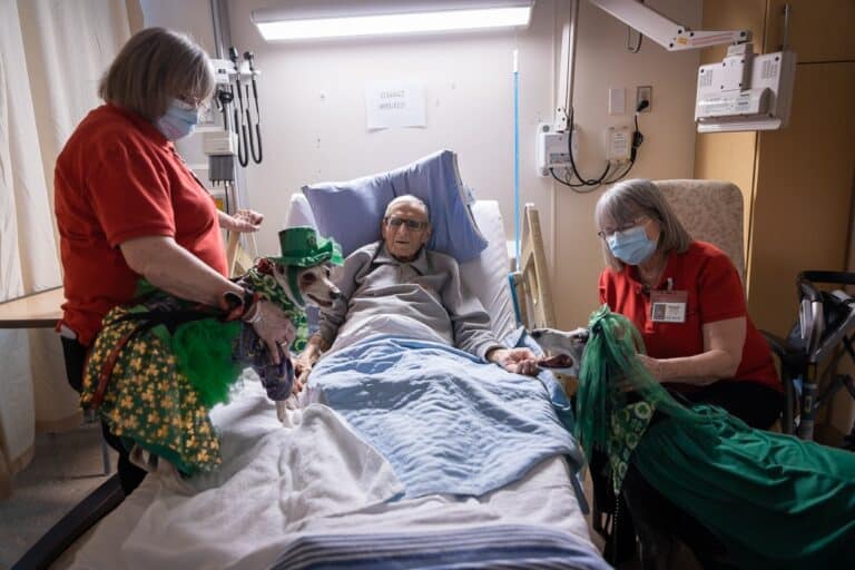 Pet therapy in hematology unit