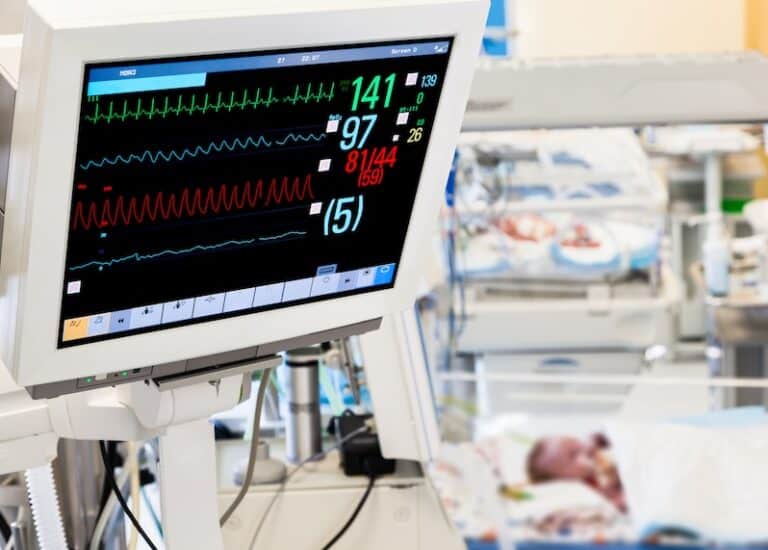 Developing new technology for checking newborn heart rates