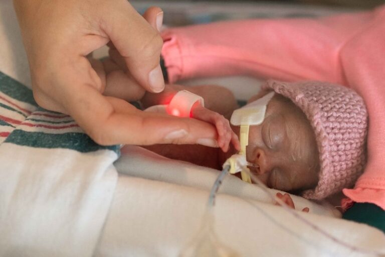 Tiny trailblazer: First baby treated in world-first trial for chronic lung disease