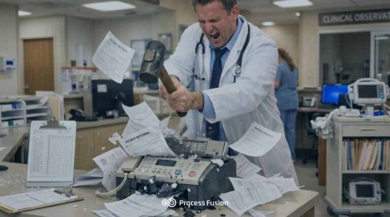 Still managing fax referrals manually?